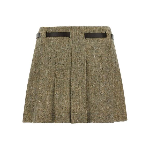 Ferragamo Women 'Gancini' Belt Skirt - Picture 2 of 4